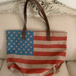 American Flag Tote Bag